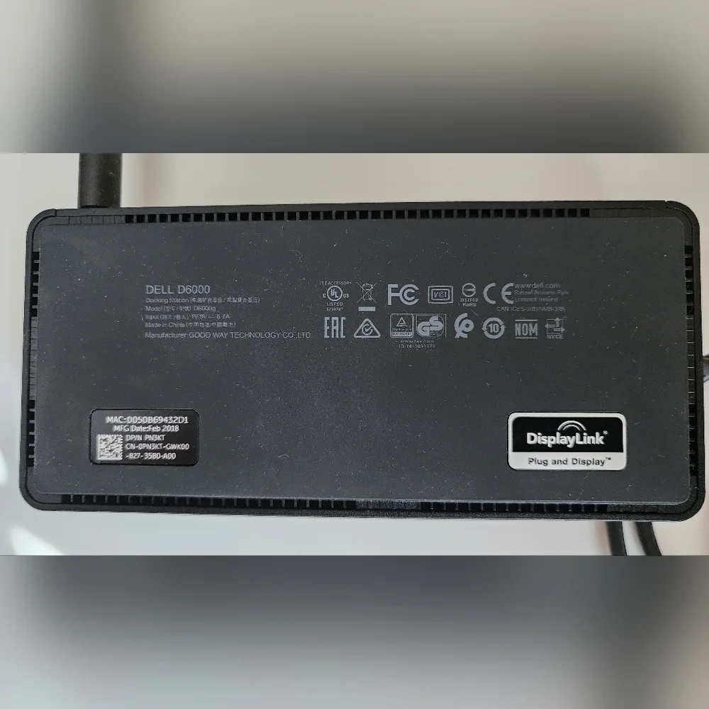 Dell Universal d6000 docking station